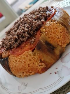 صورة لوصفة مقلوبة باذنجان