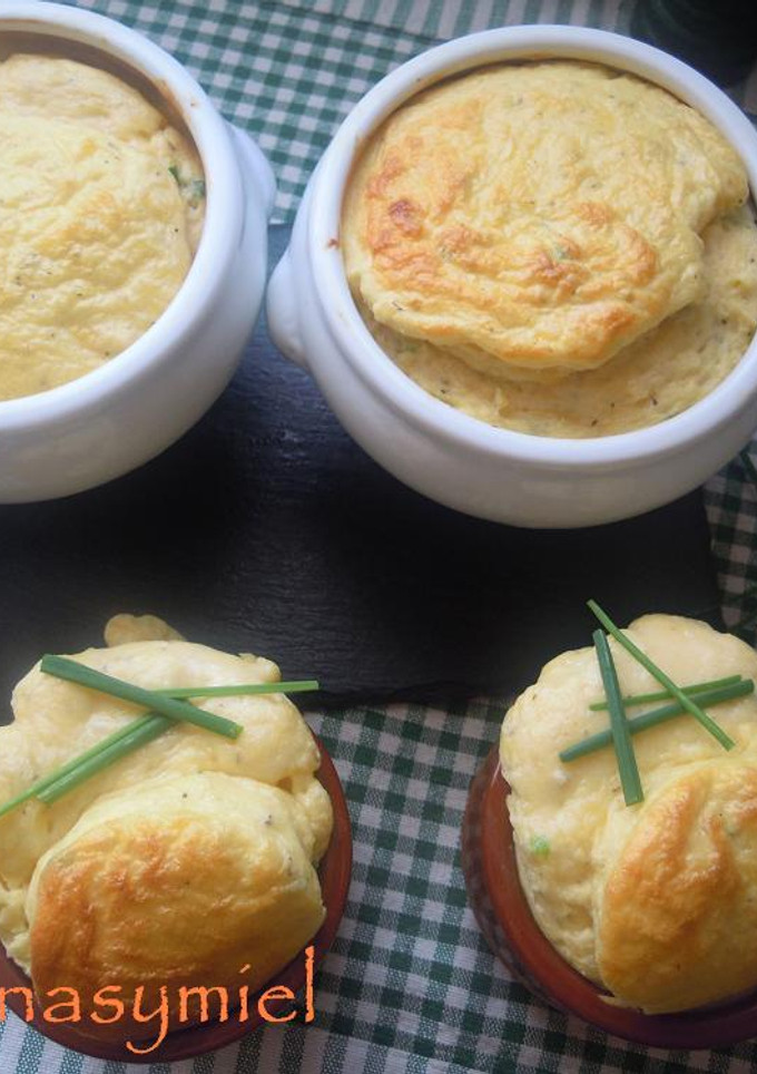 Una foto de Soufflé de gruyére y tomillo