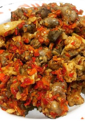 Foto resep Oseng mercon ati ampela