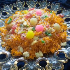 A picture of Zarda / Meethay Chawal.