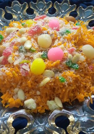 A picture of Zarda / Meethay Chawal.