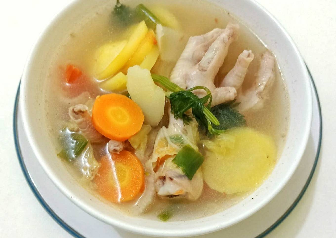 Resep Sayur Sop Ceker Anti Gagal