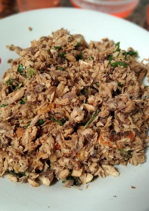 Foto resep 63. Tongkol Suwir Bumbu Kuning