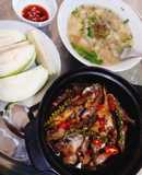 Mâm cơm mẹ nấu