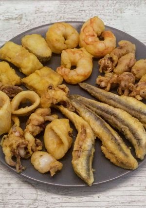 A picture of Andalusian-Style Fried Fish.