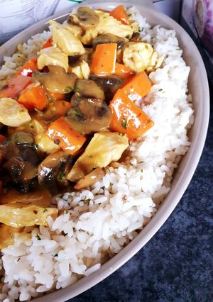 Une photo de Blanquette de poulet