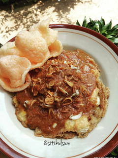 Foto resep Tahu telur bumbu kacang