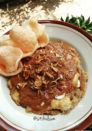 Foto resep Tahu telur bumbu kacang