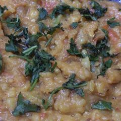 A picture of Alu ka bhurta.