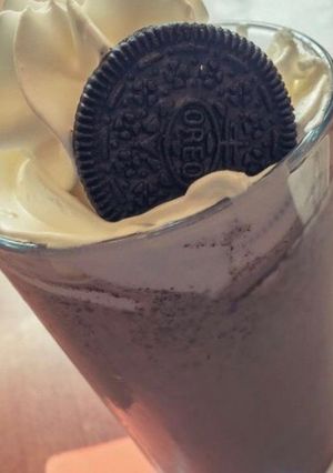 صورة لوصفة ميلك شيك بالأوريو