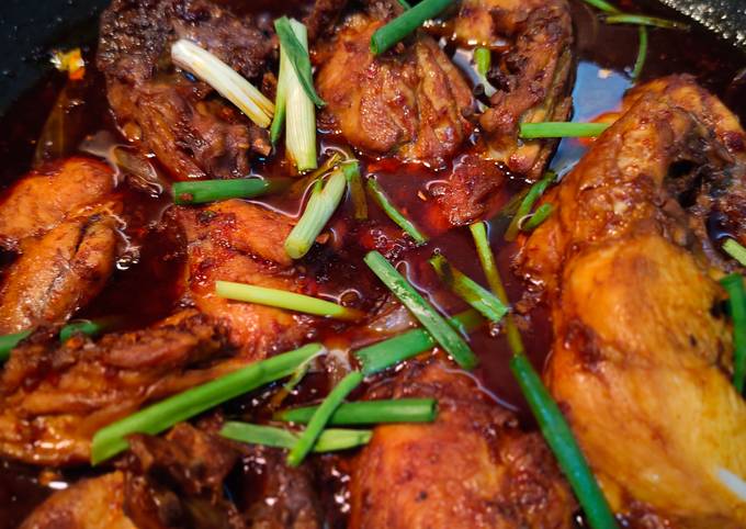 Ayam masak kicap pedas