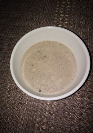 Una foto de Crema de champiñones
