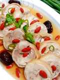 ไก่ม้วนแช่เหล้า (drunken chicken roll)