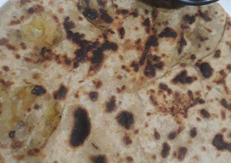 Simple Way to Make Quick Aloo mattar cheese paratha