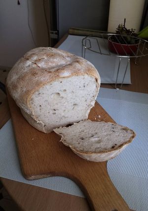 Gluténmentes lenmagos fehérkenyér recept fotója