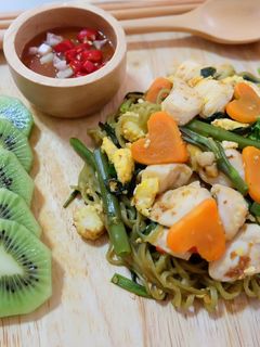 รูปของ สุกี้แห้งบะหมี่ผัก (อาหารคลีน)