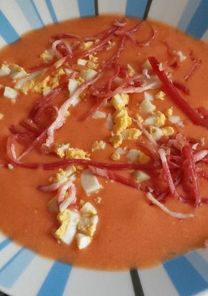 Una foto de Salmorejo