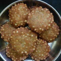A picture of Sabudana Vada#Dussehra.