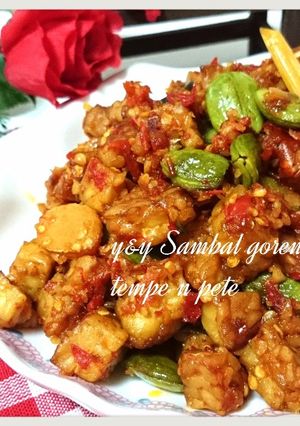 Foto resep Sambel goreng tempe pete