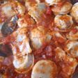Sorrentinos rellenos hechos con masa verde o simple con huevo