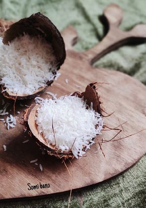 عکسی از دستور پودر نارگیل تازه