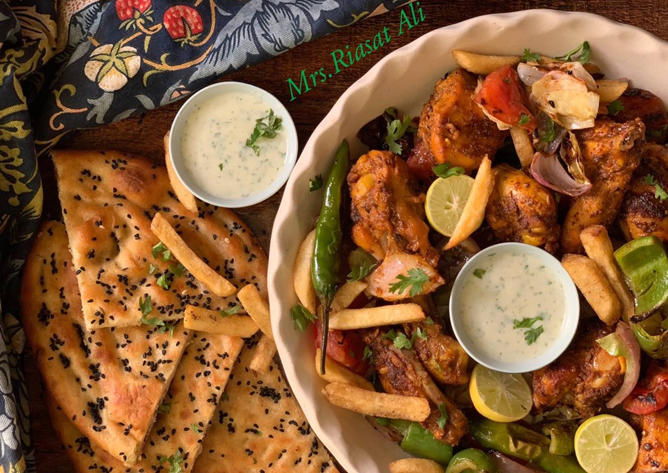 Roasted Chicken with Grilled Veggies 😋