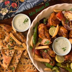 A picture of Roasted Chicken with Grilled Veggies 😋.