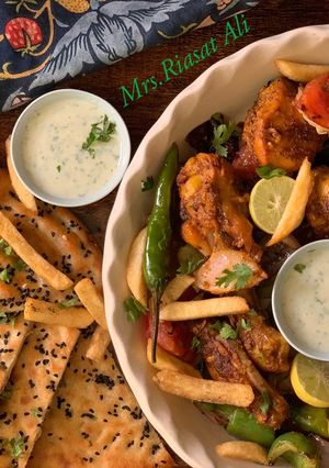 A picture of Roasted Chicken with Grilled Veggies 😋.