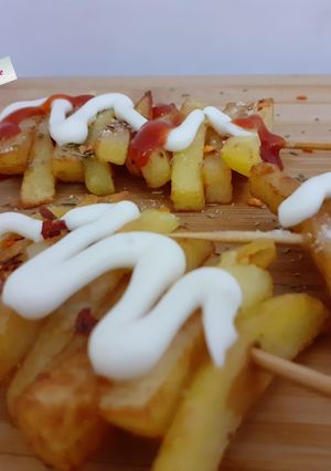 A picture of French fries.
