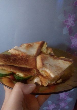Foto resep Burger Telur Roti Tawar