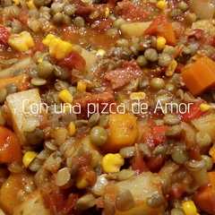 Foto principal de Guiso de lentejas con chorizo colorado