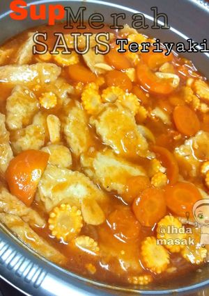 Foto resep SUP MERAH SAUS TERIYAKI simple