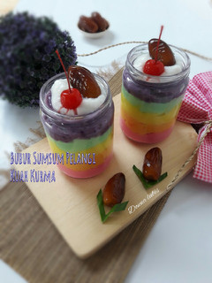 Foto resep Bubur Sumsum Pelangi Kuah Kurma