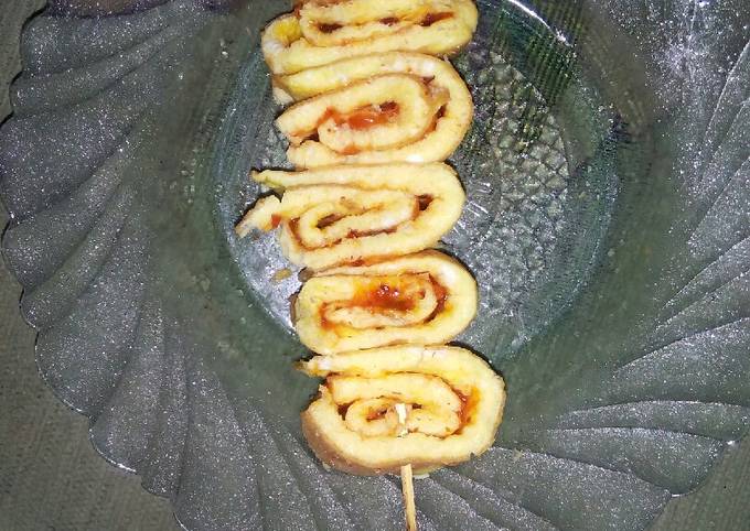 Sate telur gulung debm