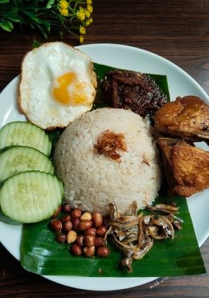 Foto resep Nasi lemak khas Malaysia