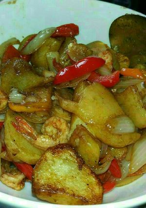 Foto resep Udang Kentang Teriyaki
