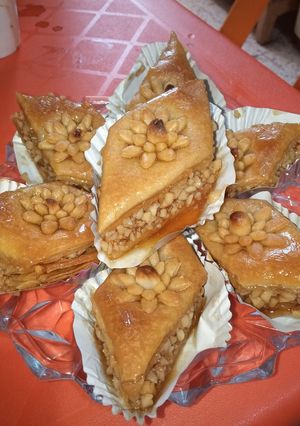 صورة لوصفة بقلاوة