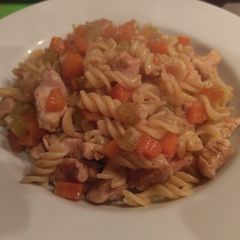 A picture of Grandad's Chicken and Pasta.