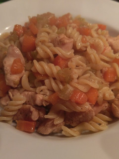 A picture of Grandad's Chicken and Pasta.