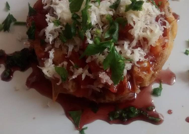 Tarta tatin de jitomate