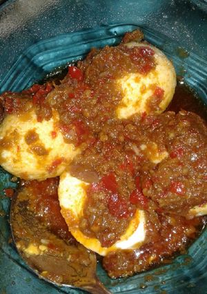 Foto resep Telur balado asli pedes endes