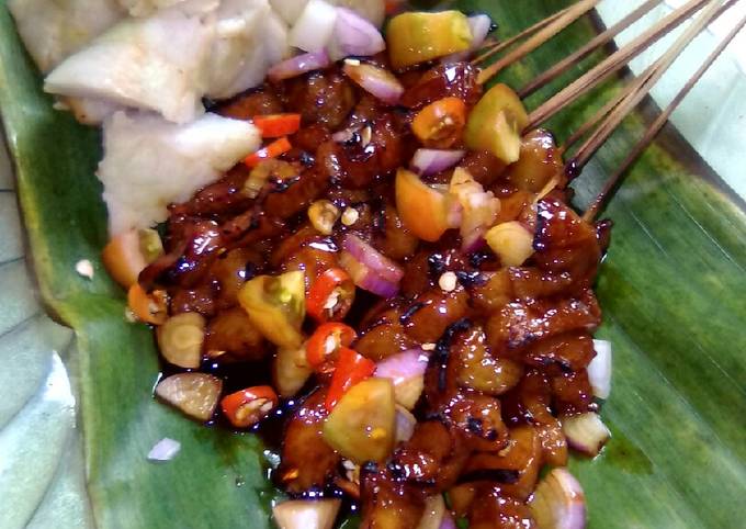 Cara Memasak Sate Daging Palsu (Gluten) Bahan Sederhana