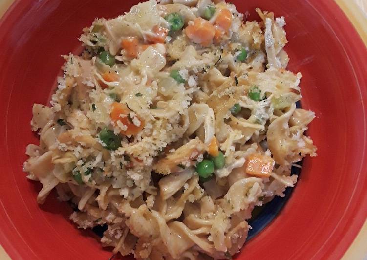 Recipe of Super Quick Homemade Chicken Pot Pie Noodles