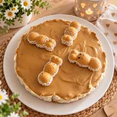 Una foto de Tarta de queso happy hippo