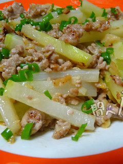 肉末節瓜絲 - 健康家常食譜 的食譜成品照片