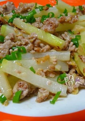 肉末節瓜絲 - 健康家常食譜 的食譜成品照片