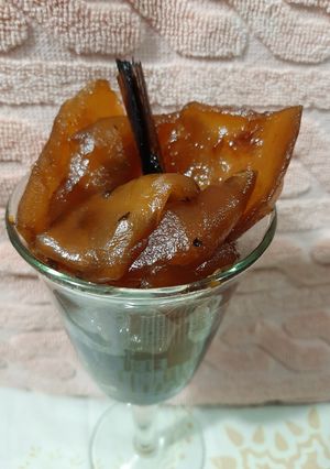 Una foto de Dulce de cáscara de sandía