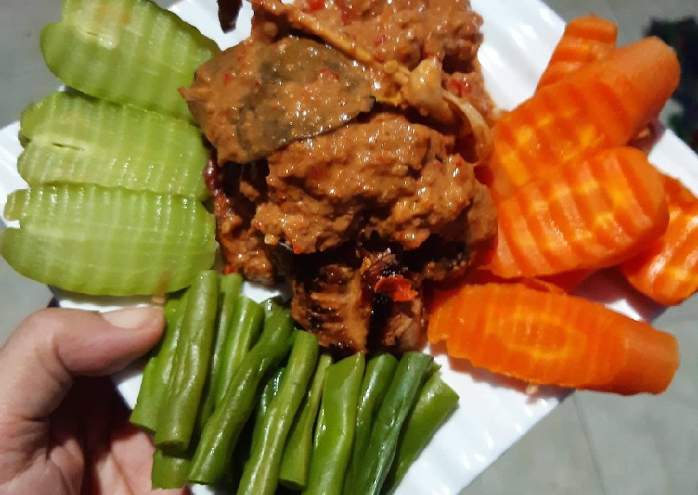 Ayam bakar menu diet