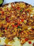 OTRA Arepizza con relleno de Pollo...!