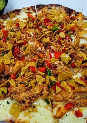 Una foto de OTRA Arepizza con relleno de Pollo...!